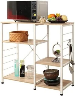 Soges Multi-Layers Kitchen Baker's Rack Utility Microwave Oven Stand Storage Cart Workstation Shelf Coffee Cart, Black 171-BK 15 Soges Multi-Layers Kitchen Baker's Rack Utility Microwave Oven Stand Storage Cart Workstation Shelf Coffee Cart, Black 171-BK -Amazon Store 41dA8ZvQmlS. AC