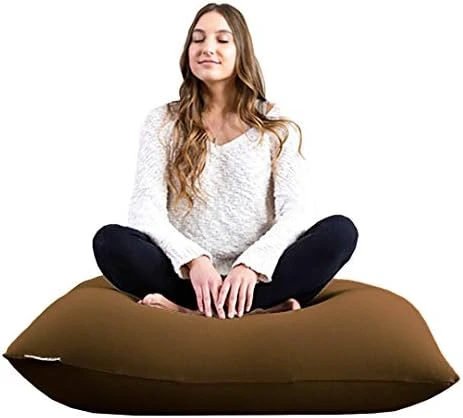 Yogibo Mini Bean Bag, Small Beanbag Chair For Kids, Teens And Adults, Great For Meditation And Sitting, Fibead Filling Conforms To Body, Washable, Removable Cover, Light Grey 10 Yogibo Mini Bean Bag, Small Beanbag Chair For Kids, Teens And Adults, Great For Meditation And Sitting, Fibead Filling Conforms To Body, Washable, Removable Cover, Light Grey - Image 8