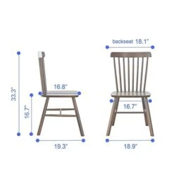 Livinia 3-Piece Dining Room Table Set, Canberra 28.3" Table (Walnut) Toto Chair (Walnut) Set -Amazon Store 41dQgxLHAcL