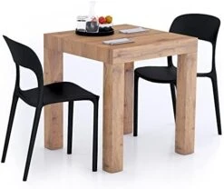 Mobili Fiver, First Extendable Table, Rustic Oak, Laminate-Finished, Made In Italy -Amazon Store 41dRHd5TLL. AC