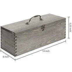 MyGift Vintage Gray Wood Wine Bottle Holder Decorative Wooden Gift Box With Antique Brass Handle And Latch 11 MyGift Vintage Gray Wood Wine Bottle Holder Decorative Wooden Gift Box With Antique Brass Handle And Latch -Amazon Store 41dq9f9tnTL