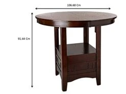 Poundex Dining Tables Brown -Amazon Store 41ds6rbveEL