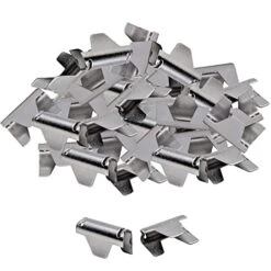 Jinyuanchao 60 Pack Sofa Spring Repair Kit, Upholstery Stay Wire Clips For Sofa, Couch, And Chair Spring Repair, Connectors To Attach Springing Wire To Springs