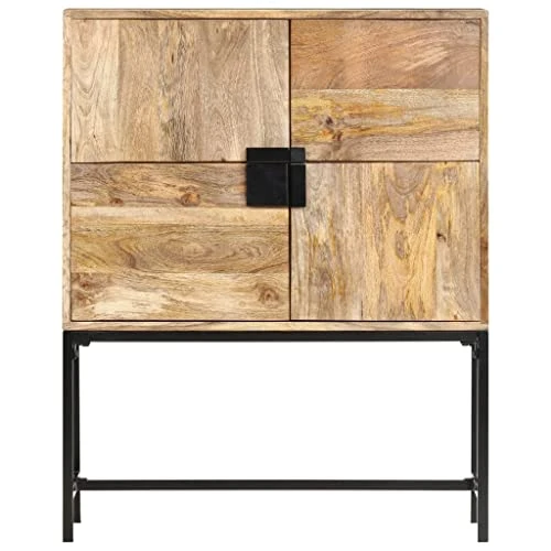 Highboard 31.5"x11.8"x39.4" Solid Mango Wood 5 Highboard 31.5"x11.8"x39.4" Solid Mango Wood - Image 3