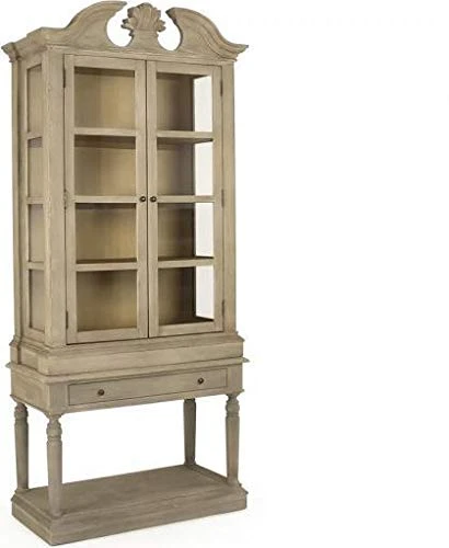 EuroLuxHome Display Cabinet Jacques Wood New 4 EuroLuxHome Display Cabinet Jacques Wood New - Image 2