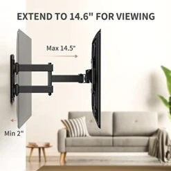 AM Alphamount TV Wall Mount Bracket Full Motion For Most 13-39 Inch TVs Monitors With 360° Rotation Articulating Swivel Extension Arms And Tilt, Hold TV Up To 44lbs Max VESA 200x200mm 10 AM Alphamount TV Wall Mount Bracket Full Motion For Most 13-39 Inch TVs Monitors With 360° Rotation Articulating Swivel Extension Arms And Tilt, Hold TV Up To 44lbs Max VESA 200x200mm -Amazon Store 41efLzqi6ML