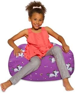 Posh Beanbags Bean Bag Chair, X-Large Machine Washable - Canvas Unicorn And Rainbows On Purple 29 Posh Beanbags Bean Bag Chair, X-Large Machine Washable - Canvas Unicorn And Rainbows On Purple -Amazon Store 41emLDR6qaL. AC