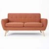 Christopher Knight Home Josephine Mid-Century Modern Petite Fabric Sofa, Burnt Orange / Natural 2 Christopher Knight Home Josephine Mid-Century Modern Petite Fabric Sofa, Burnt Orange / Natural -Amazon Store 41evkfbyENL