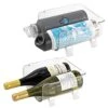 Smartified Fridge Wine & Water Bottle Holder Stand - Multipurpose Stackable Storage Organizer For Refrigerator Cabinet Kitchen Countertops Pantry Wine Cellar, Clear Plastic, 2 Packs Of 2-Bottle Rack -Amazon Store 41ez22MFw0L
