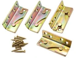LBY 4 Sets Bed Rail Brackets, Heavy Duty Non-Mortise Bracket Fastener, Bed Buckle Lock, Bed Rail Fittings, Invisible Bed Connector, With Screw 9 LBY 4 Sets Bed Rail Brackets, Heavy Duty Non-Mortise Bracket Fastener, Bed Buckle Lock, Bed Rail Fittings, Invisible Bed Connector, With Screw -Amazon Store 41f8JGdiiTL