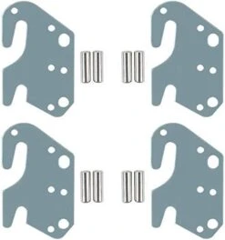 CAFORO Universal Wood Bed Rail Hook Plates For Beds Frame Bracket Headboard Footboard Replacement Wooden Bed Parts Or New Bed Constructions - Set Of 4 -Amazon Store 41fPyUmSoL. AC