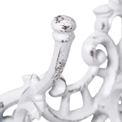 Relaxdays Wall-Mounted Coat Rack, 4 Hooks, Cast Iron, Country House Style, H X W X D: 20.5x34x12.5 Cm, Diff. Colours 15 Relaxdays Wall-Mounted Coat Rack, 4 Hooks, Cast Iron, Country House Style, H X W X D: 20.5x34x12.5 Cm, Diff. Colours -Amazon Store 41fSnuIdWWL