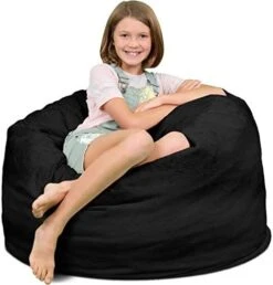 ULTIMATE SACK 3000 (3 Ft.) Bean Bag Chair: Giant Foam-Filled Furniture - Machine Washable Covers, Durable Inner Liner, 100% Virgin Foam. Comfy Bean Bag Chair. (Electric Blue, Suede) 28 ULTIMATE SACK 3000 (3 Ft.) Bean Bag Chair: Giant Foam-Filled Furniture - Machine Washable Covers, Durable Inner Liner, 100% Virgin Foam. Comfy Bean Bag Chair. (Electric Blue, Suede) -Amazon Store 41fiYqxHuhL. AC