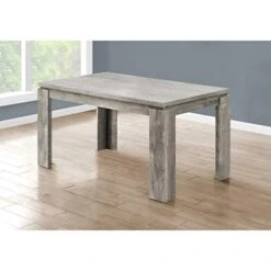 Monarch Specialties 36"X 60" / GREY RECLAIMED WOOD-LOOK Dining Table -Amazon Store 41frXjLZwpL