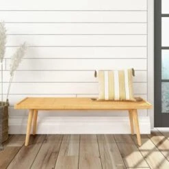Plank+Beam Mid-Century Double Wood Entryway Bench, Walnut, 56.25" (PB184302-008) -Amazon Store 41fw6KPm0KL. AC