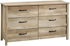 Sauder Cannery Bridge 6-Drawer Dresser, Lintel Oak Finish -Amazon Store 41gCGpUM4hL. AC