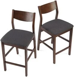 Koreyosh Wood Counter Height Dining Table 36 Inches Height Farmhouse Square Bar Table Small Kitchen Table For 4 People For Dining Room, Kitchen, Bar, Pub, Bistro Walnut/Brown 22 Koreyosh Wood Counter Height Dining Table 36 Inches Height Farmhouse Square Bar Table Small Kitchen Table For 4 People For Dining Room, Kitchen, Bar, Pub, Bistro Walnut/Brown -Amazon Store 41gCM1XodrL. AC