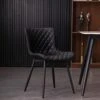 Kidol & Shellder Modern Dining Chairs Black PU Upholstered Kitchen & Dining Room Chairs,Loads Up To 300lbs,3 Mins Quick Assembly -Amazon Store 41gRJ1zuAAL