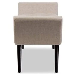 Baxton Studio Wholesale Interiors Tamblin Mid-Century Retro Linen Fabric Upholstered Grid-Tufting 50" Bench, Beige 7 Baxton Studio Wholesale Interiors Tamblin Mid-Century Retro Linen Fabric Upholstered Grid-Tufting 50" Bench, Beige -Amazon Store 41gZJrQh1RL