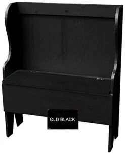 Sawdust City Deacon Bench (Old Black)