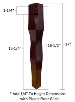 Elegent Upholstery Dining Chair Replacement Front Furniture Legs - Set Of 2 (Walnut) -Amazon Store 41gh7vEdL6L