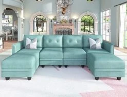 LLappuil Modular Sectional Sofa With Reversible Chaises, 7 Seater U Shape Sectional With Storage, Waterproof, Anti-Scratch And Antistatic Couch, Brown 26 LLappuil Modular Sectional Sofa With Reversible Chaises, 7 Seater U Shape Sectional With Storage, Waterproof, Anti-Scratch And Antistatic Couch, Brown -Amazon Store 41gzJhtMRRL. AC