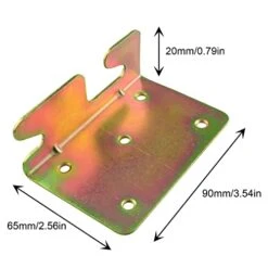 JCBIZ 2 Sets Color Zinc Non-Mortise Bed Railing Brackets For Bed Rails, Bunk Beds, Bed Frames, Bed Posts, Headboards -Amazon Store 41h1Xqp2muL