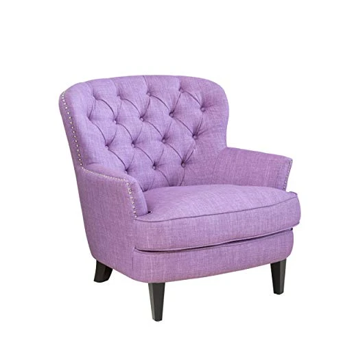 Christopher Knight Home Tafton Fabric Club Chair, Light Purple 3 Christopher Knight Home Tafton Fabric Club Chair, Light Purple