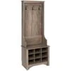 Pemberly Row 27" Hall Tree With 9 Cubbies In Drifted Gray -Amazon Store 41hpTlCcpvL