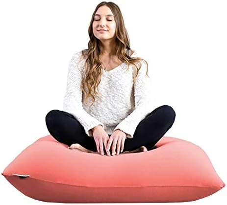 Yogibo Mini Bean Bag, Small Beanbag Chair For Kids, Teens And Adults, Great For Meditation And Sitting, Fibead Filling Conforms To Body, Washable, Removable Cover, Light Grey 12 Yogibo Mini Bean Bag, Small Beanbag Chair For Kids, Teens And Adults, Great For Meditation And Sitting, Fibead Filling Conforms To Body, Washable, Removable Cover, Light Grey - Image 10