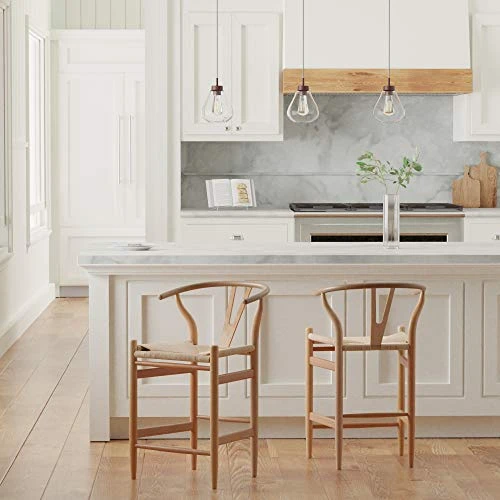 Amazon Brand – Stone & Beam Wishbone Counter-Height Barstool, 35.5"H, Rubberwood, Natural / Natural 6 Amazon Brand – Stone & Beam Wishbone Counter-Height Barstool, 35.5"H, Rubberwood, Natural / Natural - Image 4