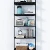 ODK 5-Tier Ladder Shelf, 74 Inches Wall Mounted Ladder Bookshelf With Metal Frame, Open Industrial Shelves For Home Office, Bedroom And Living Room, Black 2 ODK 5-Tier Ladder Shelf, 74 Inches Wall Mounted Ladder Bookshelf With Metal Frame, Open Industrial Shelves For Home Office, Bedroom And Living Room, Black -Amazon Store 41iGtOT3i4L