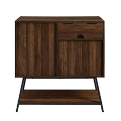 Walker Edison Modern Rectangle Sideboard With Record Player Storage-Entryway Serving Storage Cabinet Doors-Dining Room Console, 30 Inch, Black And Dark Walnut 13 Walker Edison Modern Rectangle Sideboard With Record Player Storage-Entryway Serving Storage Cabinet Doors-Dining Room Console, 30 Inch, Black And Dark Walnut -Amazon Store 41iNveyUOXL