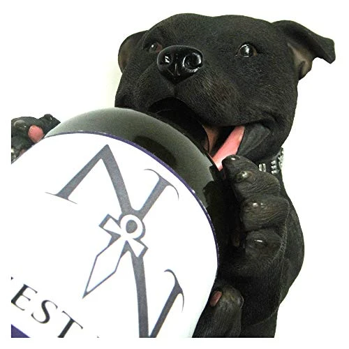 Nemesis Now Guzzlers Staffordshire Bull Terrier Wine Bottle Holder 20cm Black 4 Nemesis Now Guzzlers Staffordshire Bull Terrier Wine Bottle Holder 20cm Black - Image 2