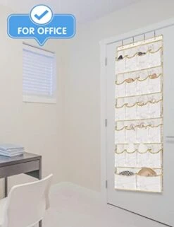 DAMAHOME Over Door Shoe Organizer - 2 Pack Hanging Shoe Rack 22 Large Pockets,Shoe Organizer For Closet,4 Metal Hooks,Shoe Holder Shoe Rack For Door Baby Shoe Organizer Size 67" X 23" (White Marble) -Amazon Store 41ibVT6p1DL