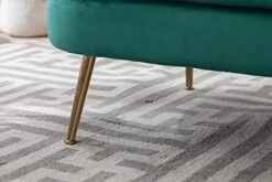 Loveseat Sofa, Modern Velvet Couch Accent Upholstered Settee, 2 Seater Small Loveseat For Small Spaces, Office, Bedroom, Living Room (Green) -Amazon Store 41ik5mLm76L