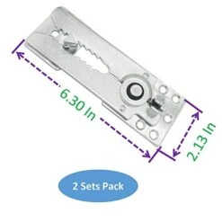 Merrian Living Sectional Couch Connectors, Couch Clips, 2 Pcs Pack, Furniture Connectors With Screws.