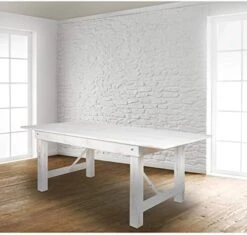 Flash Furniture HERCULES Series 7' X 40" Rectangular Antique Rustic Solid Pine Folding Farm Table 15 Flash Furniture HERCULES Series 7' X 40" Rectangular Antique Rustic Solid Pine Folding Farm Table -Amazon Store 41jBIeu3OQL. AC