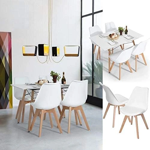 Urban Design Hood Chair Dining Modimalist Frankfurt Chair - Blanco 4 Urban Design Hood Chair Dining Modimalist Frankfurt Chair - Blanco - Image 2