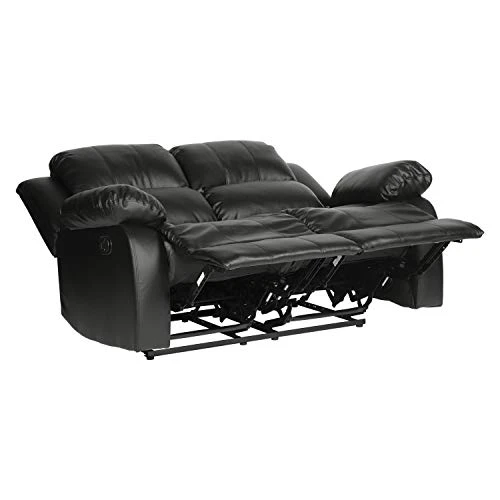 Lexicon Baluze Double Reclining Loveseat, Black 6 Lexicon Baluze Double Reclining Loveseat, Black - Image 4