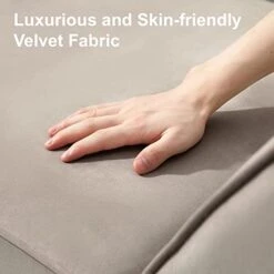 Belffin Modular Loveseat Sofa Couch With Storage Seats Velvet 2 Seater Love Seats For Small Spaces Grey -Amazon Store 41jiOqhRVcL