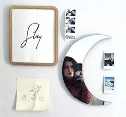 Lunar Sol - Crescent Moon Mirror %100 Real Glass Moon Decor - Chic And Celestial Boho Room Decor For Bedroom Aesthetic, Home Or Apartment - Cute Mirrors - Urban Room Decor 13 Lunar Sol - Crescent Moon Mirror %100 Real Glass Moon Decor - Chic And Celestial Boho Room Decor For Bedroom Aesthetic, Home Or Apartment - Cute Mirrors - Urban Room Decor -Amazon Store 41jlyAWqVQL