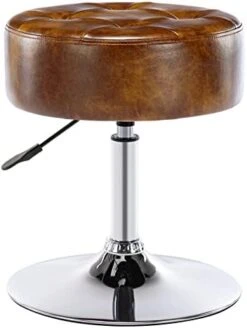 Duhome PU Leather Vanity Stool Makeup Stool Vanity Chair Height Adjustable Swivel Stool Round Ottoman White 31 Duhome PU Leather Vanity Stool Makeup Stool Vanity Chair Height Adjustable Swivel Stool Round Ottoman White -Amazon Store 41jwkJp8LgL. AC