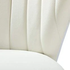 HULALA HOME Velvet Dining Chairs, Modern Small Armless Accent Chair With Gold Metal Legs, Living Room Upholstered Cute Side Chair, Elegant Tufted Back Vanity Chair For Bedroom/Beauty Room-Ivory 20 HULALA HOME Velvet Dining Chairs, Modern Small Armless Accent Chair With Gold Metal Legs, Living Room Upholstered Cute Side Chair, Elegant Tufted Back Vanity Chair For Bedroom/Beauty Room-Ivory -Amazon Store 41k7D6GWCHL