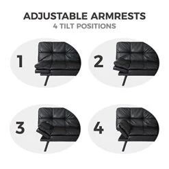 KCROEVUW Modern Folding Futon Sofa Bed, Memory Foam Sleeper Couch, Convertible Futon Frame For Studio, Apartment, Office, Dorm, Easy Assembly (Black) 13 KCROEVUW Modern Folding Futon Sofa Bed, Memory Foam Sleeper Couch, Convertible Futon Frame For Studio, Apartment, Office, Dorm, Easy Assembly (Black) -Amazon Store 41kk23MZLNL