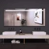 B&C 72"x30" LED Mirror For Bathroom, Super Slim Frameless Lighted Mirrors With Polished Edge, Defogger, Dimmer & Touch Switch(Copper Free Silver Backed) 2 B&C 72"x30" LED Mirror For Bathroom, Super Slim Frameless Lighted Mirrors With Polished Edge, Defogger, Dimmer & Touch Switch(Copper Free Silver Backed) -Amazon Store 41klBLedjQL
