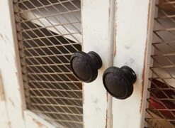 Signature Design By Ashley Wystfield Farmhouse End Table With Storage, Distressed White & Brown Finish -Amazon Store 41klrGQgTVL