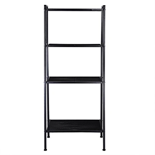 Teeker Multifunctional 4 Tiers Ladder Shelf, Vintage Bookshelf,Plant Stand Storage Rack Shelf For Office, Bathroom, Living Room (Black) 5 Teeker Multifunctional 4 Tiers Ladder Shelf, Vintage Bookshelf,Plant Stand Storage Rack Shelf For Office, Bathroom, Living Room (Black) - Image 3