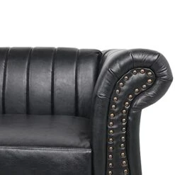 Chesterfield Sofa For Living Room, 3 Seater Sofa Couch Faux Leather Fabric Home Seating Couch Sofa For Home Furniture (Black) 17 Chesterfield Sofa For Living Room, 3 Seater Sofa Couch Faux Leather Fabric Home Seating Couch Sofa For Home Furniture (Black) -Amazon Store 41lQ6ZfEOSS