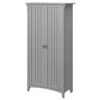 Bush Furniture Salinas Kitchen Pantry Cabinet With Doors, Cape Cod Gray -Amazon Store 41lSlmVVUPL